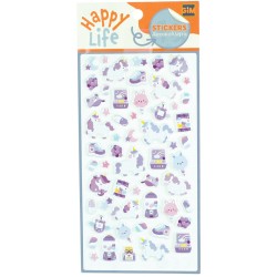 Gim sticker puffy purple unicorn 770-83004 5204549179714