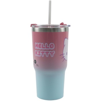 gim ποτήρι ss με καλαμάκι 520ml Hello Kitty 557-97221 5204549180697