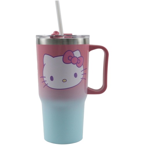 gim ποτήρι ss με καλαμάκι 520ml Hello Kitty 557-97221 5204549180697