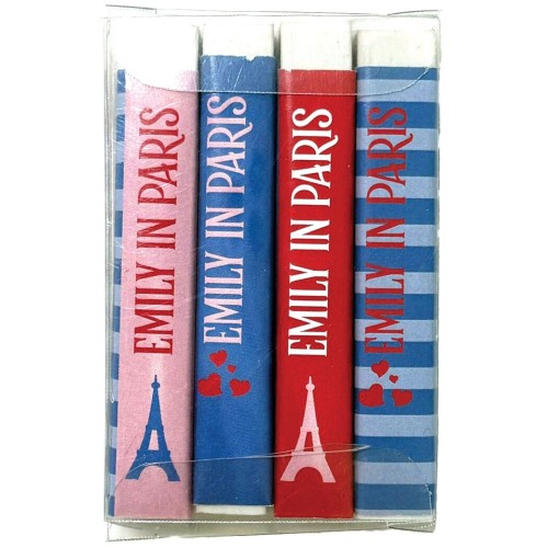 gim Set of 4 Erasers Emily in Paris 351-02009 5204549169258