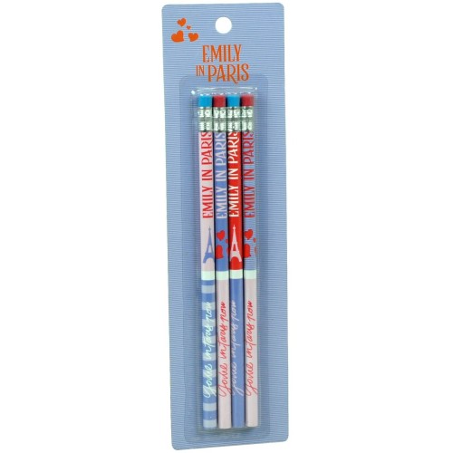gim Set of 4 Pencils Emily in Paris 351-02004 5204549169203