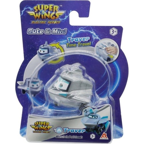 Just toys Super wings electric heroes stunt & pull back asst - traver 780130 6911400446678