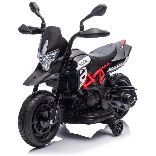 Electric Motorcycle Aprilia Dorsoduro 900 Original License 6V - Black | Skorpion Wheels - 5245014 5245014G 5201671008257