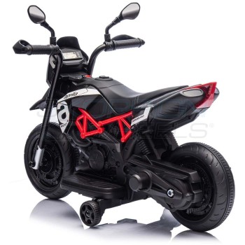Electric Motorcycle Aprilia Dorsoduro 900 Original License 6V - Black | Skorpion Wheels - 5245014 5245014G 5201671008257