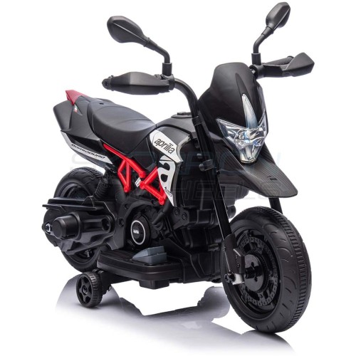 Electric Motorcycle Aprilia Dorsoduro 900 Original License 6V - Black | Skorpion Wheels - 5245014 5245014G 5201671008257