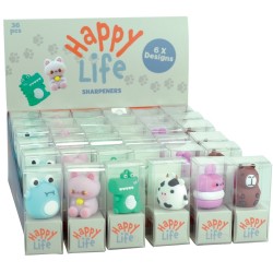 gim Display 36 Pcs. 6 Drawings Plastic Life Animal Scraper 300-01350 5204549178298