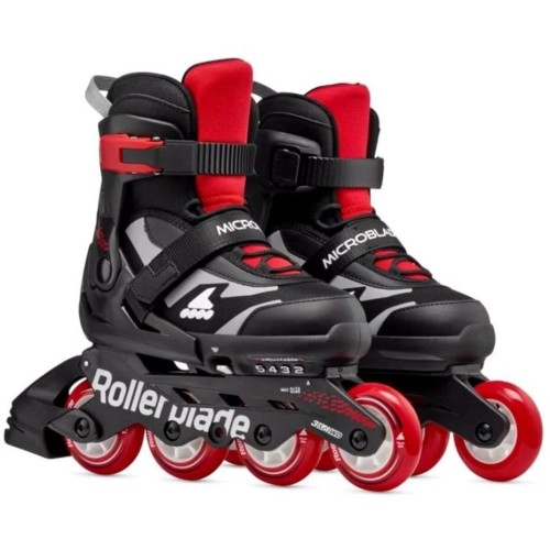 ROLLERBLADE Microblade sl Skates - Black/red Color Black-red, Size 33-36.5 43.075154/BL/RD/33 8059791108237