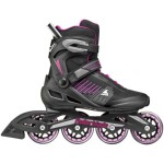ROLLERBLADE Zetrablade w Skates - Black/cyclamen Pink Color Black-pink, Size 38 43.075148/BL/CP/38 8059791068364