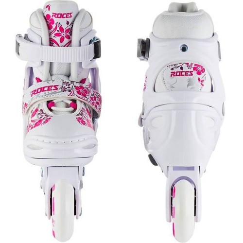 ROCES compy 8.0 girl αυξομειούμενα πατίνια - λευκό/βιολετί χρώμα λευκό-φούξια, μέγεθος 30-33 18.400809/wv/30 8020187859057