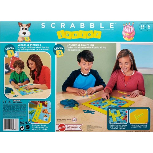Mattel Scrabble Junior Y9672 746775261368