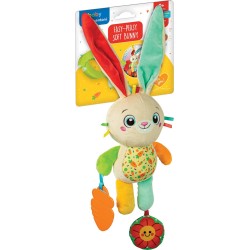 Clementoni Baby Baby Plush Bunny Walker With Clip for 0+ Months 1000-17622 8005125176229