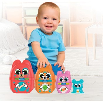 Clementoni baby βρεφικό παιχνίδι ζωάκια τι έχει μέσα 2 σε 1 για 18+ μηνών 1000-17606 8005125176069