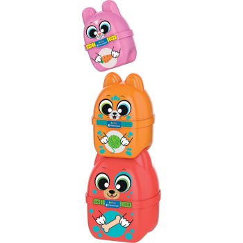 Clementoni baby βρεφικό παιχνίδι ζωάκια τι έχει μέσα 2 σε 1 για 18+ μηνών 1000-17606 8005125176069