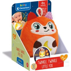 Baby Clementoni Baby Βρεφικό Παιχνίδι Twinkle Twinkle Αλεπού Με Φως Και Ήχους Για 0+ Μηνών 1000-17555 8005125175550