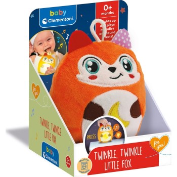 Clementoni Baby Baby toy Twinkle Twinkle fox With Light and Sounds for 0+ Months 1000-17555 8005125175550
