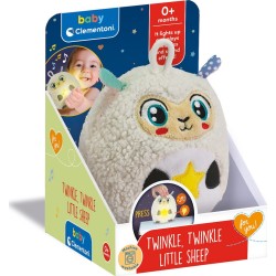 Baby Clementoni Βρεφικό Παιχνίδι Twinkle Twinkle Προβατάκι Με Φως Και Ήχους Για 0+ Ετών 1000-17499 8005125174997