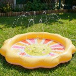 INTEX sunny rays spray pool  inflated 104 x 104 x 13cm 56126NP 6941057430430