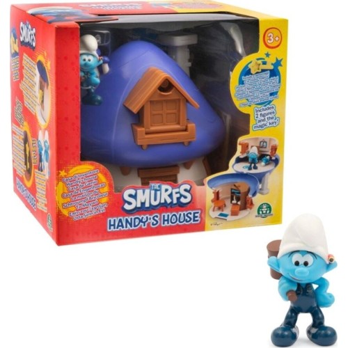 Giochi Preziosi The Smurfs Smurfs-Στρουμφάκια Μαγικό Σπίτι & φιγούρα Ξεφτερης PUF28000 8056379171942