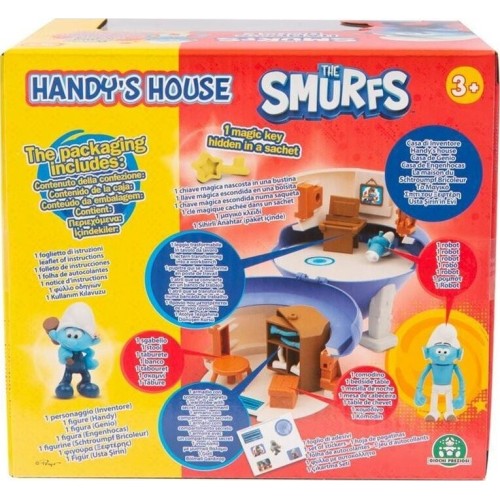 Giochi Preziosi The Smurfs Smurfs-Στρουμφάκια Μαγικό Σπίτι & φιγούρα Ξεφτερης PUF28000 8056379171942