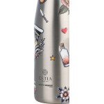 Estia Θερμος Travel Flask Save the Aegean 500ml Old School Ink 01-31626 5207158031626