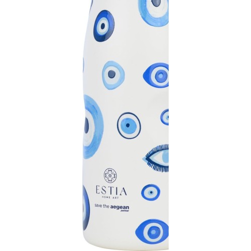Estia Θερμος Travel Flask Save the Aegean 500ml Spirit of Luck 01-31596 5207158031596