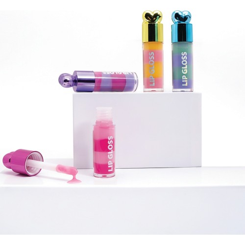 As company Happihobbi Lip Gloss Sparkle Love In 4 Designs for 6+ Years 1081-60010 / 3 5203068602109