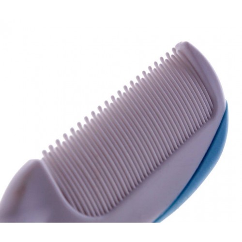 Chicco Βούρτσα - Χτένα Απο Φυσική Τρίχα Σιέλ H03-06569-20 8058664011933
