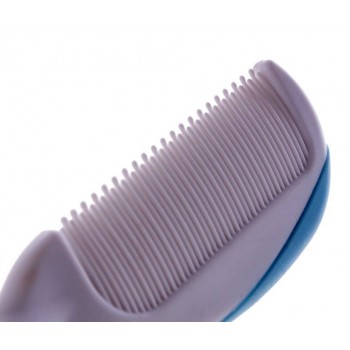 Chicco Βούρτσα - Χτένα Απο Φυσική Τρίχα Σιέλ H03-06569-20 8058664011933