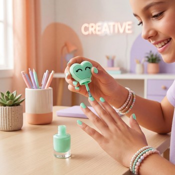 As company Happihobbi Sparkle Love Nail Polish in 4 Designs for Ages 6+ 1081-60013 / 1 5203068600136