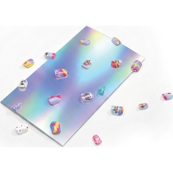 As company HappiHobbi Αυτοκόλλητα Νύχια Sparkle Love 2 σχ. (Τετράγωνα νύχια) 1081-60015 / 2 5203068601157
