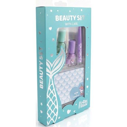 As company Happihobbi Beauty Set With Sparkle Love Case in 2 Designs For Ages 6+ 1081-60017 / 2 5203068601171