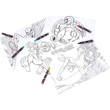 As company as Spiderman Coloring set in Transparent bag for 3+ Years 1023-68007 5203068680077