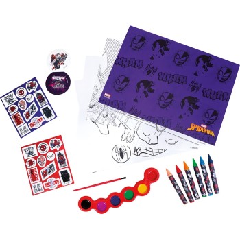 As company as Spiderman Coloring set in Transparent bag for 3+ Years 1023-68007 5203068680077