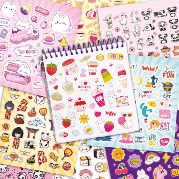 As company AS Notebook With Stickers, Assortment 3 Designs for 3+ Years 1027-64258 / 3 5203068643584