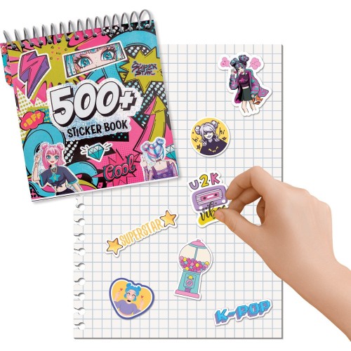 As company AS Notebook With Stickers, Assortment 3 Designs for 3+ Years 1027-64258 / 3 5203068643584