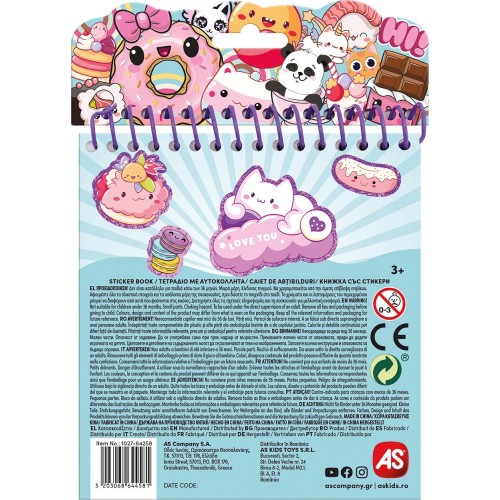 As company Τετράδιο Με Αυτοκόλλητα Sweets,  1027-64258 / 2 5203068644581