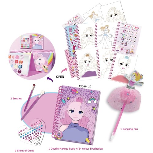 Tokidas Glitz Makeup Girly Drawing Set T021-1 6971617153134