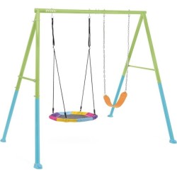 Intex Swing Set 2 In 1 Saucer & Swing 254cmx235cmx200cm 44125 6941057426563