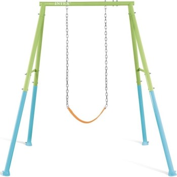 Intex Σετ Κούνια 2 Σε 1 Green/blue 170cmx235cmx200cm 44113 6941057426549