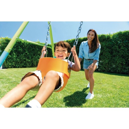Intex Σετ Κούνια 2 Σε 1 Green/blue 170cmx235cmx200cm 44113 6941057426549