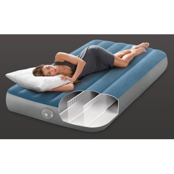 Intex Mattress Twin Dura-beam Prestige Downy Airbed 99cmx191cmx25cm 64187 6941057429526