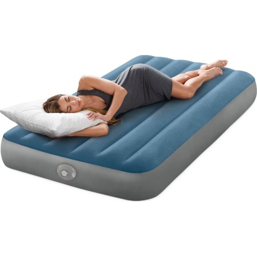 Intex Mattress Twin Dura-beam Prestige Downy Airbed 99cmx191cmx25cm 64187 6941057429526