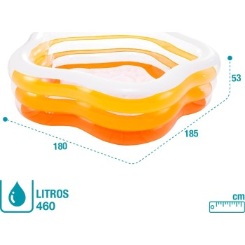 intex wetset  colours swim centre 73 x 71 inch pool 56495 6941057454955