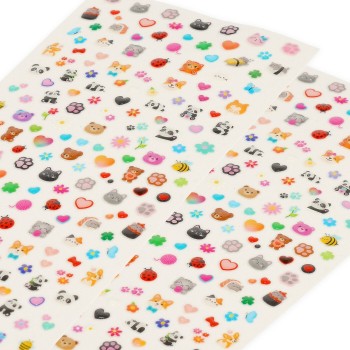 Legami Cute Animals Nail Stickers cute animals stickers NSK0002 8052694115845