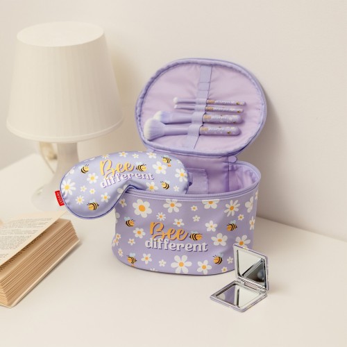 Legami Set of 4 Bee Makeup Brushes - Oh My Glow! bee MUBS0005 8052694112776
