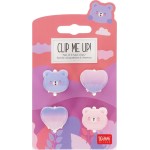 Legami Set of 4 Teddy Mini Hair Clips - Clip me up! teddy HCL0003 8052694112196