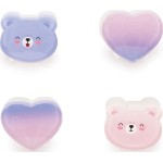 Legami Set of 4 Teddy Mini Hair Clips - Clip me up! teddy HCL0003 8052694112196