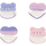 Legami Set of 4 Teddy Mini Hair Clips - Clip me up! teddy HCL0003 8052694112196