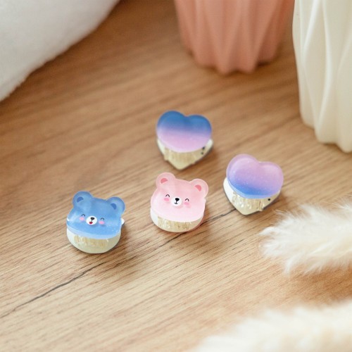 Legami Set of 4 Teddy Mini Hair Clips - Clip me up! teddy HCL0003 8052694112196