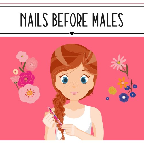 Legami λίμες νυχιών σετ 3 τεμαχια Nails Before Males - flowers λουλουδια NFS0003 8052694002138